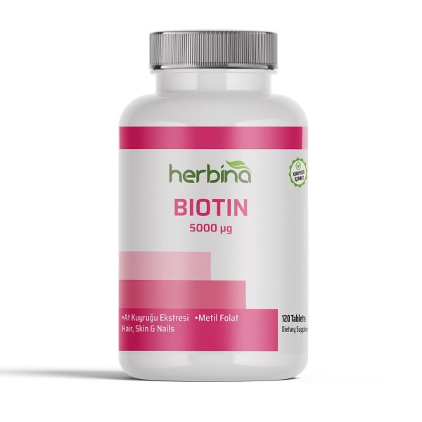 HERBİNA BİOTİN 120 TABLET