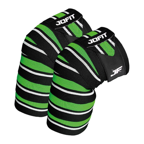 JOFİT KNEE WRAPS SİYAH - YEŞİL JOFİT KNEE WRAPS SİYAH - YEŞİL