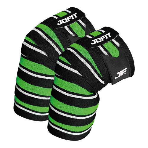 JOFİT KNEE WRAPS SİYAH - YEŞİL