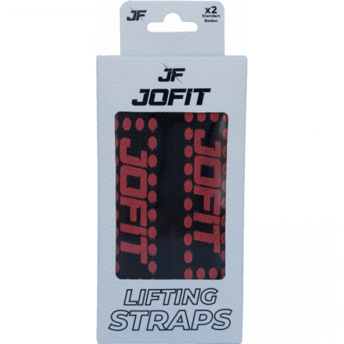 JOFİT LİFTİNG STRAP SİYAH - KIRMIZI