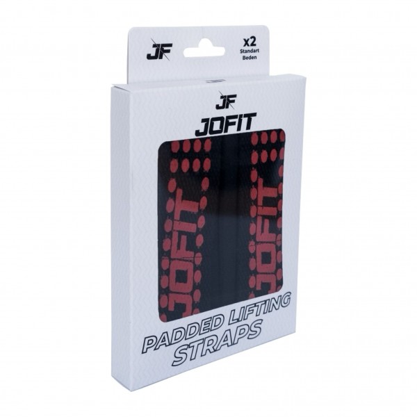 JOFİT PADDED LİFTİNG STRAP SİYAH - KIRMIZI JOFİT PADDED LİFTİNG STRAP SİYAH - KIRMIZI