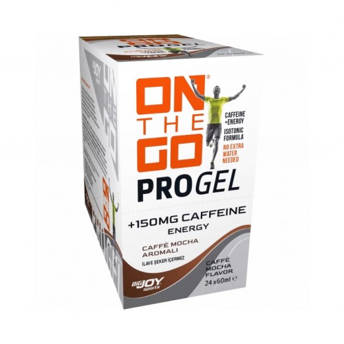 ON THE GO PROGEL + CAFFEİNE 60 ML - 24 ADET ON THE GO PROGEL + CAFFEİNE 60 ML - 24 ADET