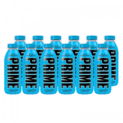 PRIME HYDRATION BLUE RASPBERRY 500 ML 12 ADET PRIME HYDRATION BLUE RASPBERRY 500 ML 12 ADET