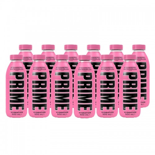 PRIME HYDRATION STRAWBERRY WATERMALON 500 ML 12 ADET PRIME HYDRATION STRAWBERRY WATERMALON 500 ML 12 ADET