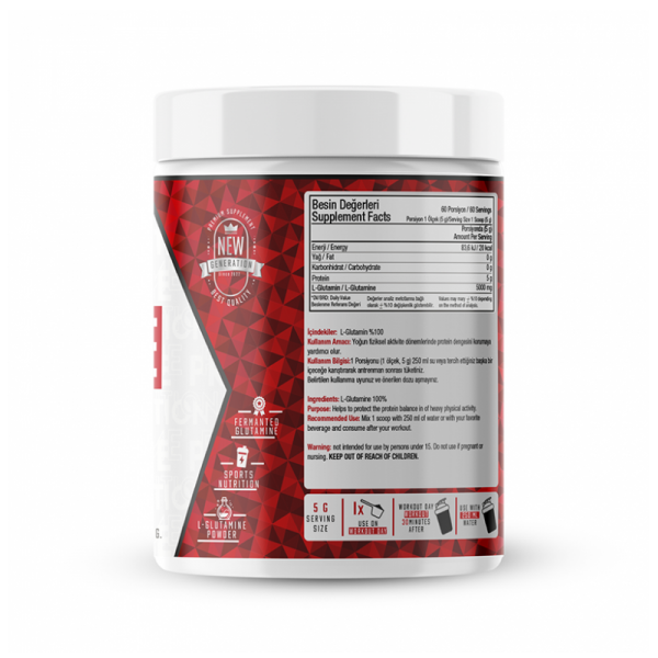 PRİME NUTRİTİON L-GLUTAMİNE 300 GR PRİME NUTRİTİON L-GLUTAMİNE 300 GR