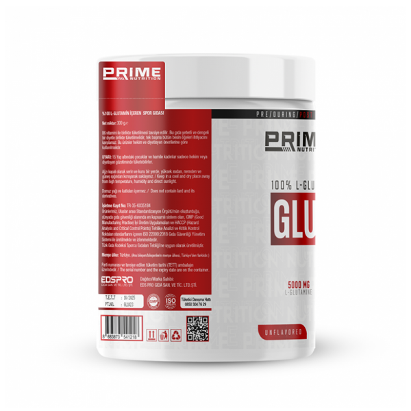 PRİME NUTRİTİON L-GLUTAMİNE 300 GR PRİME NUTRİTİON L-GLUTAMİNE 300 GR