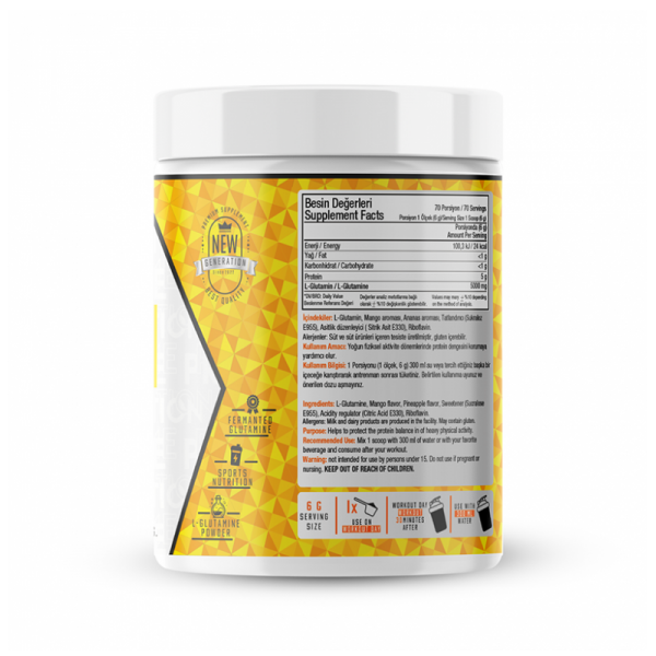 PRİME NUTRİTİON L-GLUTAMİNE 420 GR PRİME NUTRİTİON L-GLUTAMİNE 420 GR