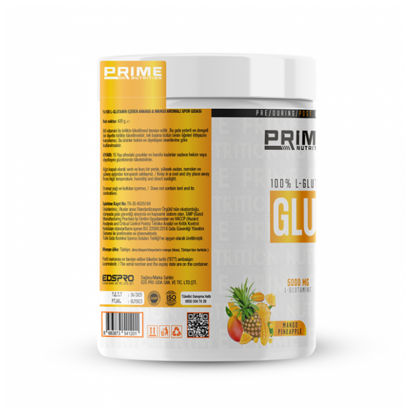 PRİME NUTRİTİON L-GLUTAMİNE 420 GR PRİME NUTRİTİON L-GLUTAMİNE 420 GR