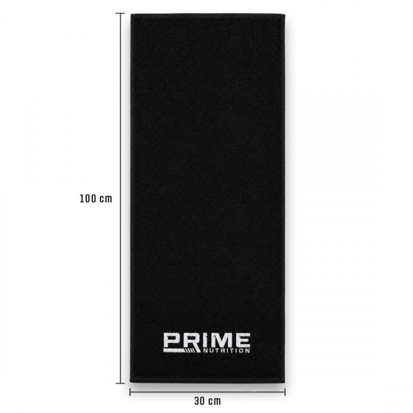 PRİME NUTRİTİON BEYAZ 30X100 SİYAH HAVLU