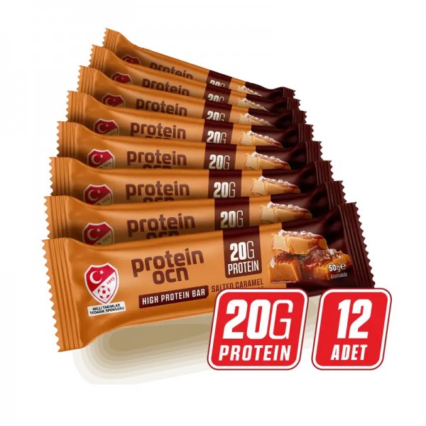 PROTEİNOCEAN PROTEIN BAR 12 ADET SALTED CARAMEL PROTEİNOCEAN PROTEIN BAR 12 ADET SALTED CARAMEL
