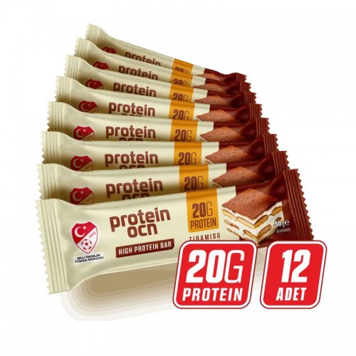 PROTEİNOCEAN PROTEIN BAR 12 ADET TİRAMUSU