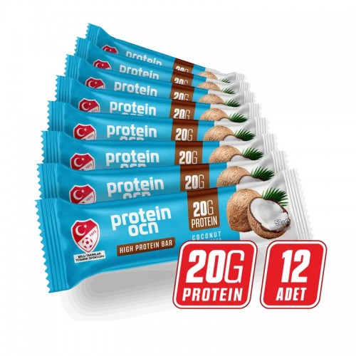 PROTEİNOCEAN PROTEIN BAR 12 ADET HİNDİSTAN CEVİZLİ
