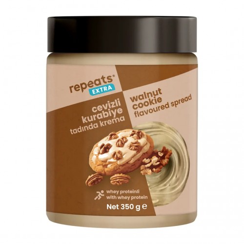 REPEATS EXTRA PROTEINLI CEVİZLİ KURABİYE KREMA 350 GR