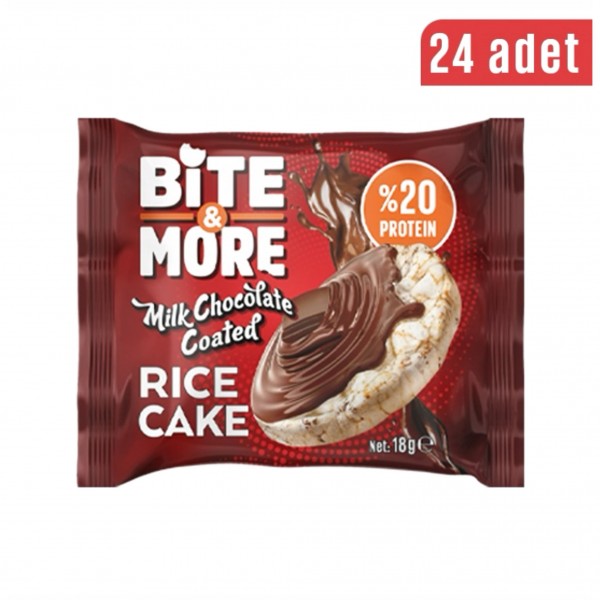 BİTE MORE RİCE CAKE (18 GR) - 24 ADET BİTE MORE RİCE CAKE (18 GR) - 24 ADET