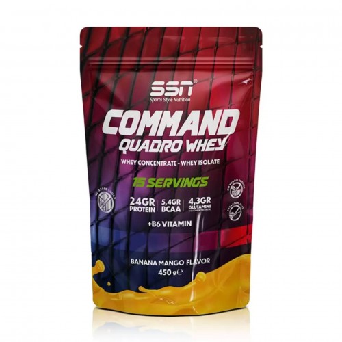 SSN COMMAND QUADRO WHEY 450 GR SSN COMMAND QUADRO WHEY 450 GR