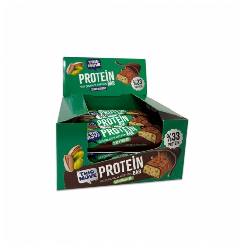 TRIO MOVE %33 FIT PROTEIN BAR ANTEP FISTIKLI 9 ADET X 50 GRAM TRIO MOVE %33 FIT PROTEIN BAR ANTEP FISTIKLI 9 ADET X 50 GRAM