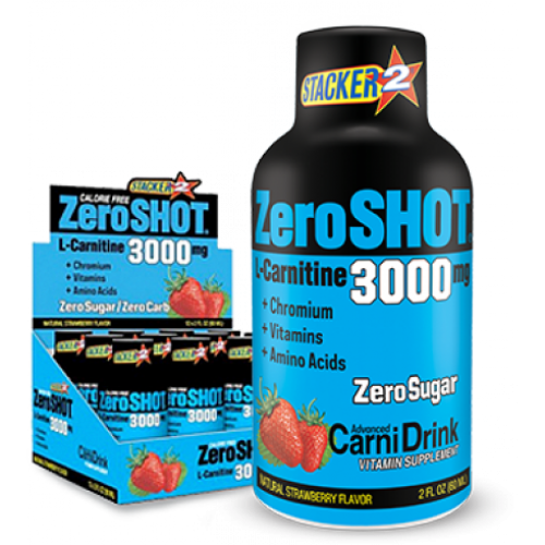 ZERO SHOT 3000 MG L-CARNİTİNE - 12 SHOT ÇİLEK