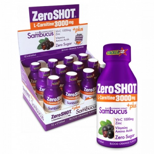 ZERO SHOT 3000 MG L-CARNİTİNE + PLUS SAMBUCUS - 12 SHOT