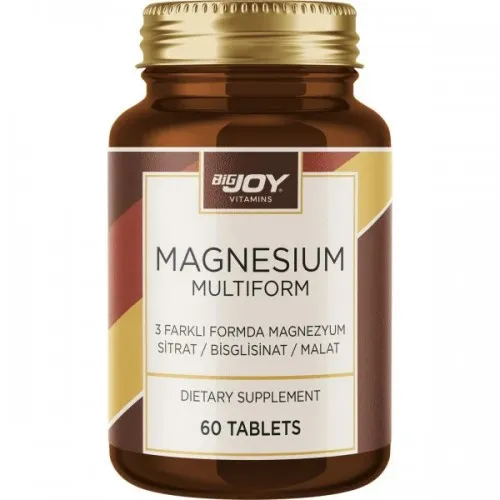 BİG JOY VİTAMİNS MULTIFORM MAGNESIUM COMPLEX 60 TABLET