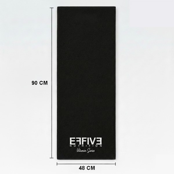 Effive %100 Pamuk Siyah Havlu