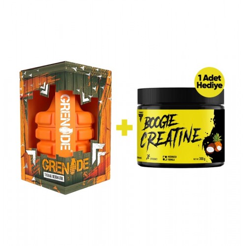 GRENADE THERMO DETONATOR 100 KAPSÜL + TREC BOOGİEMAN CREATINE 300 GR