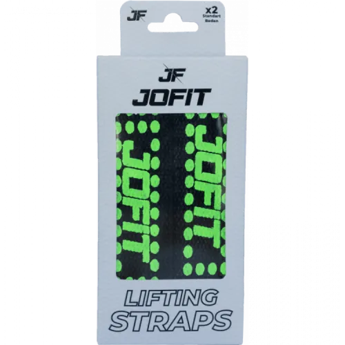 JOFİT LİFTİNG STRAP SİYAH - NEON YEŞİL