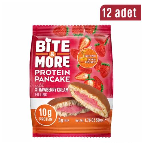 BİTE MORE PROTEİN PANCAKE (50 GR) - 12 ADET